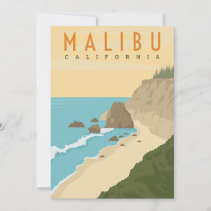 Malibu California Einladung