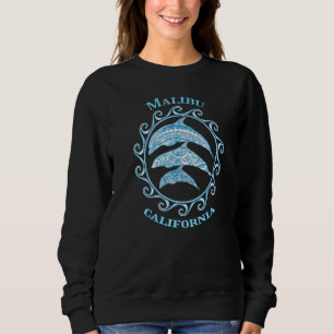 Malibu California Stammedelphine Ozeantiere 1 Sweatshirt