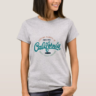 Malibu California Surfing T-Shirt