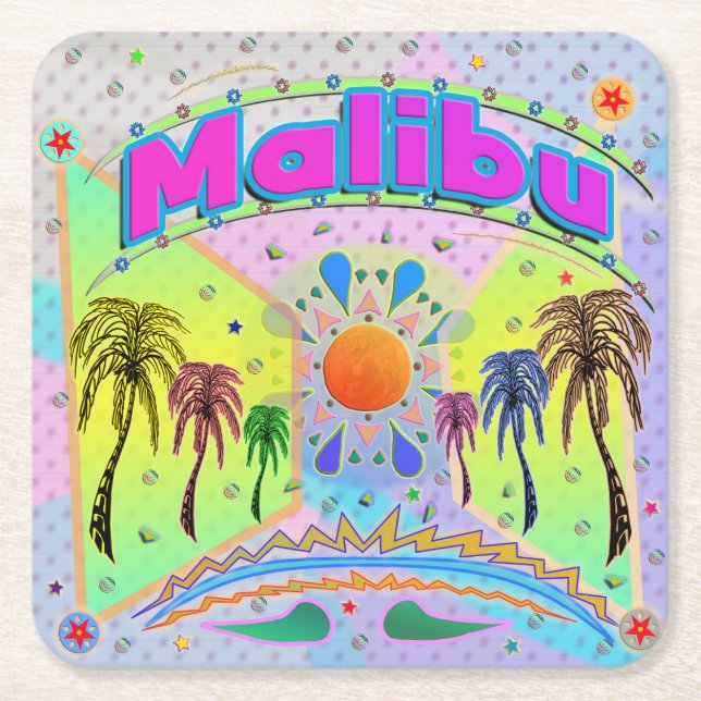 Malibu Calm Desire Untersetzer (Vorderseite)