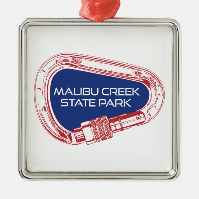 Malibu Creek Staat Park Rockner Ornament Aus Metall (Vorne)