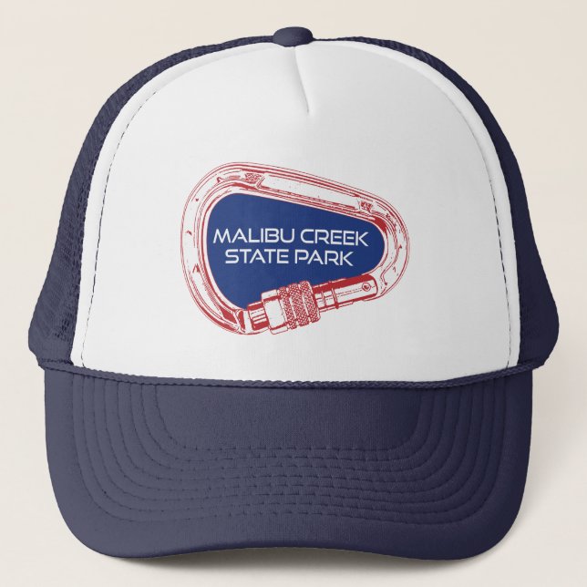 Malibu Creek Staat Park Rockner Truckerkappe (Vorderseite)