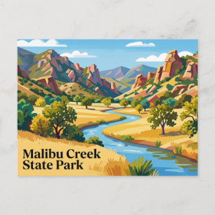 Malibu Creek State Park Kalifornien Postkarte