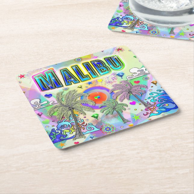 Malibu Deep Dream Untersetzer (angewinkelt)