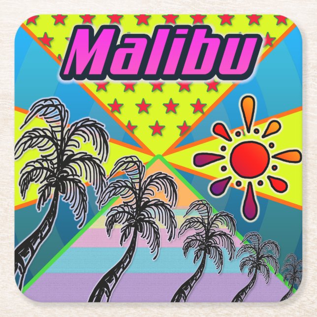 Malibu Freedom Untersetzer (Vorderseite)