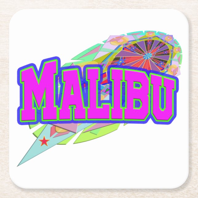 Malibu Future Untersetzer (Vorderseite)