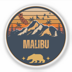 Malibu, Kalifornien Aufkleber
