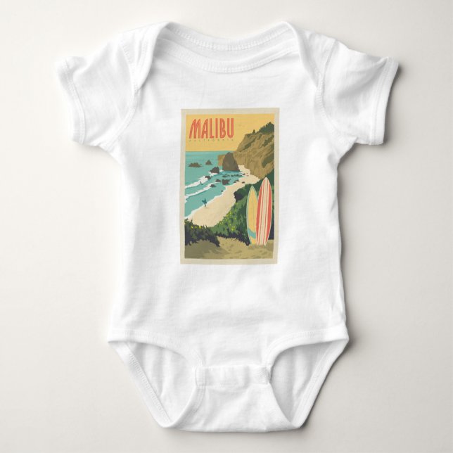 Malibu, Kalifornien Baby Strampler (Vorderseite)