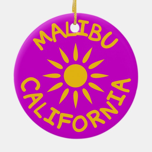 Malibu, Kalifornien Keramikornament (Hinten)