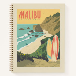 Malibu, Kalifornien Notizbuch