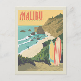 Malibu, Kalifornien Postkarte