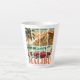 Malibu Kalifornien - Sportwagen mit landschaftlich Milchtasse