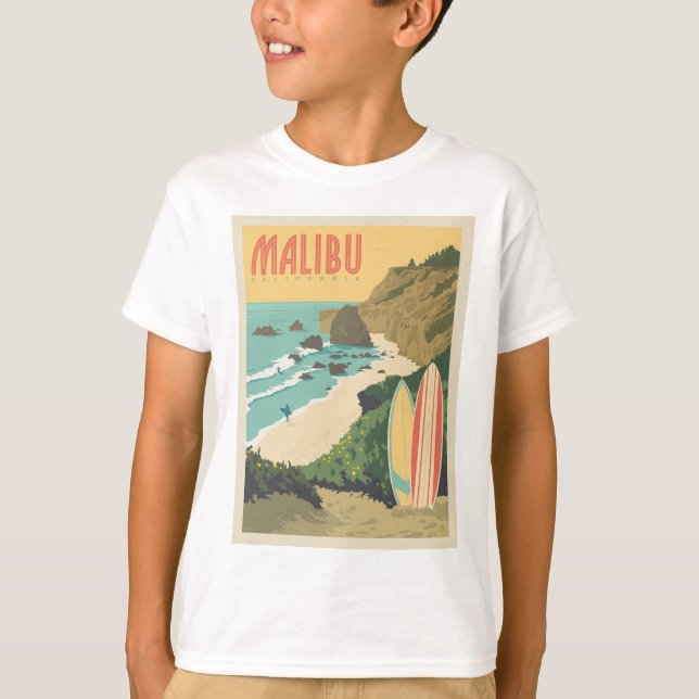 Malibu, Kalifornien T-Shirt (Vorderseite)