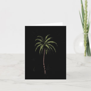 Malibu Kalifornien Tropischer Baum Palme Entspannt Karte