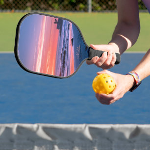 Malibu, malerisches Foto CA Pickleball Schläger