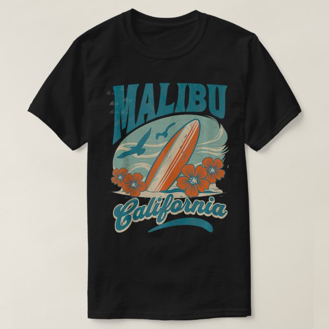 Malibu ,Malibu  .. Oldtimer T-Shirt (Design vorne)