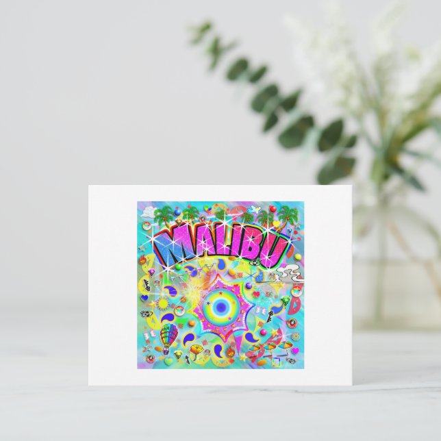 Malibu Mystic Dance Postkarte (Stehend Vorderseite)