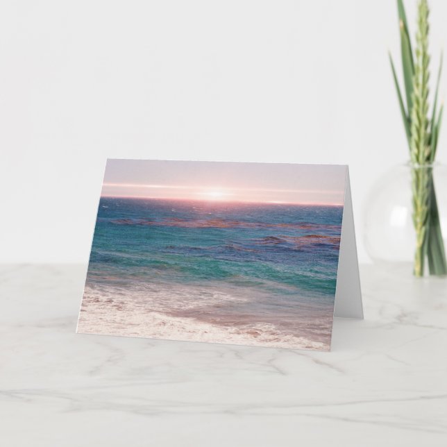 Malibu Ocean Dreams Colors of Sea Note Card Karte (Vorderseite)