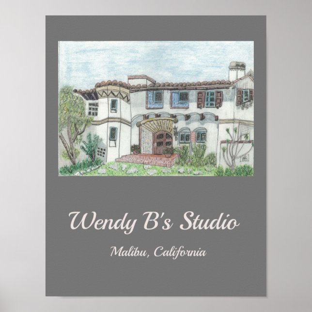 Malibu Poster (Vorne)