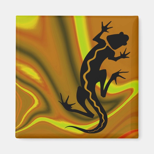 "Malibu Salamander" von Cheryl Daniels Magnet (Vorne)