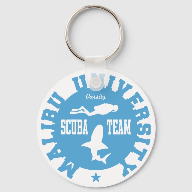 Malibu Scuba Schlüsselanhänger (Vorderseite)