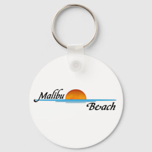 Malibu-Sonnenuntergang Schlüsselanhänger
