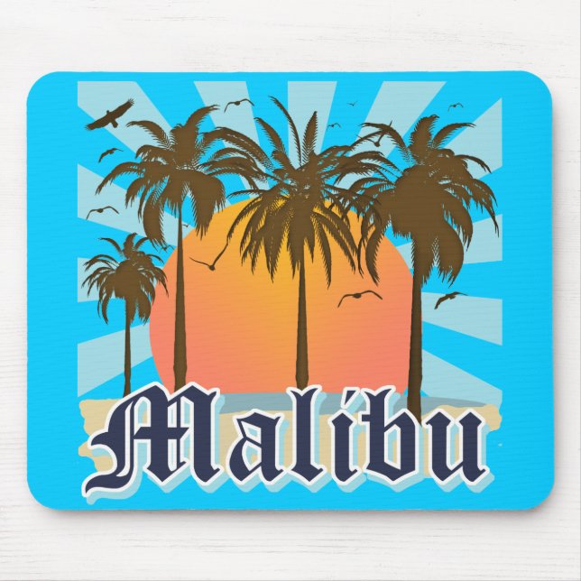 Malibu-Strand Kalifornien CA Mousepad (Vorne)