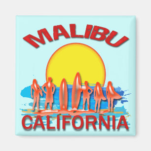 MALIBU-STRAND KALIFORNIEN MAGNET