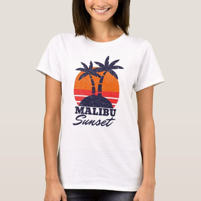 Malibu Summer T Shirt (Vorderseite)