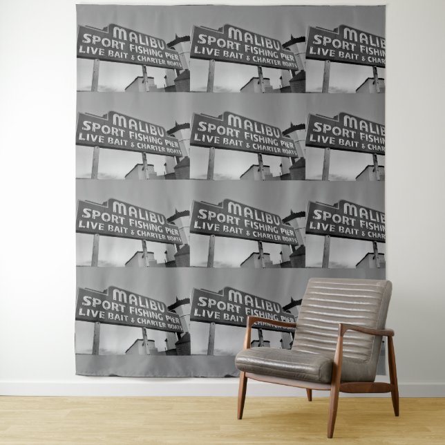 Malibu Uni Dorm Apartment Schlafzimmer Tapestes Wandteppich (Beispiel)