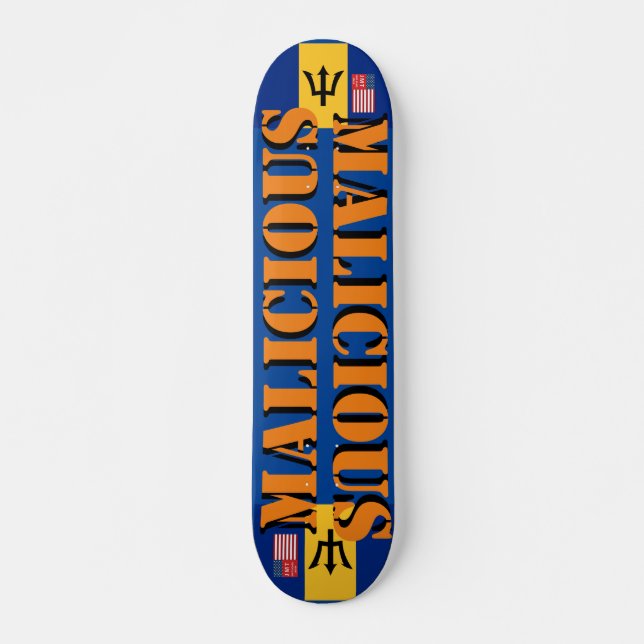 MALICIOUS JMT BARB 7 3/4" Skateboarddecke Skateboard (Vorne)