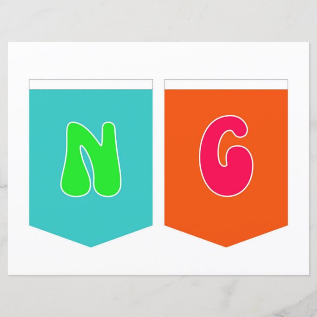 Maligayang Kaarawan Banner NG (Vorderseite)