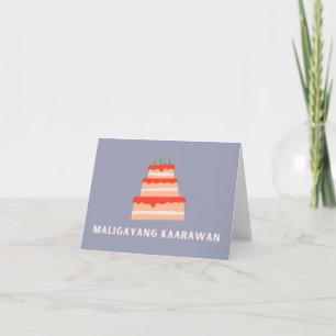 Maligayang kaarawan, Filipino, Tagalog Geburtstag Karte