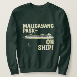 Maligayang Pask-OH SHIP! Gold Chrs. Kreuzfahrt Sweatshirt