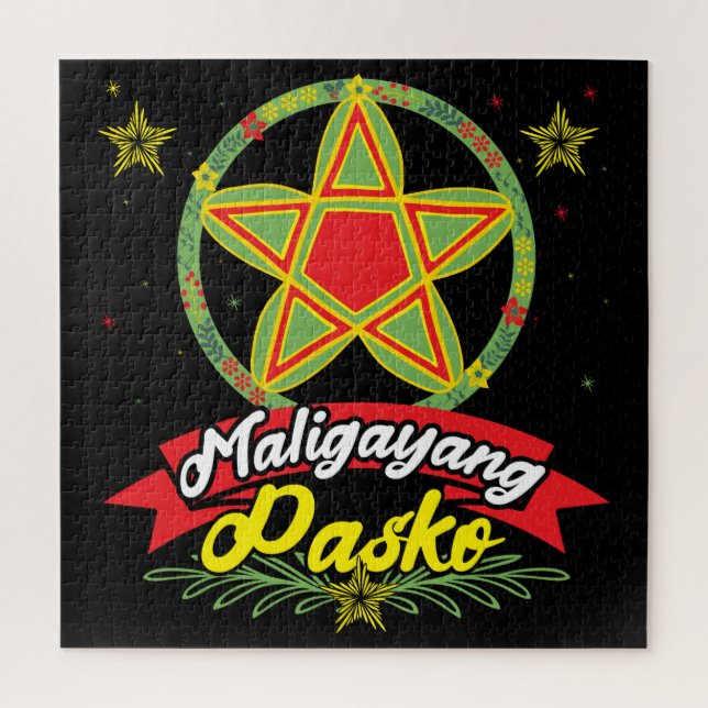 Maligayang Pasko Filipino Weihnachten Philippinen (Vertikal)