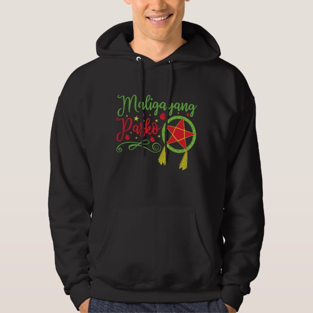 Maligayang Pasko Weihnachten Philippinen Hoodie (Vorderseite)