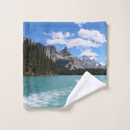Maligne Lake Jasper National Park Alberta Canada W Waschlappen