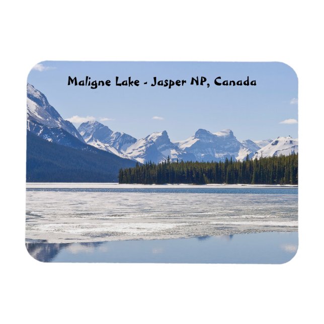 Maligne Lake - Jasper Nationalpark, Kanada Magnet (Horizontal)