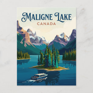 Maligne Lake Kanada Postkarte