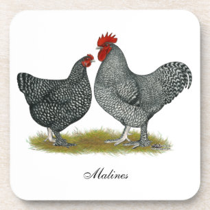 Maline Chickens Getränkeuntersetzer