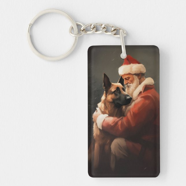 Malinoi Belge Avec Noël Festif Du Père Noël (Devant)