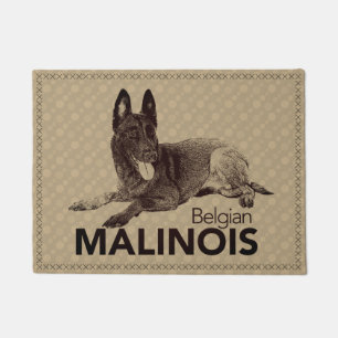 Malinois - belgischer Schäfer - Mechelaar Fußmatte