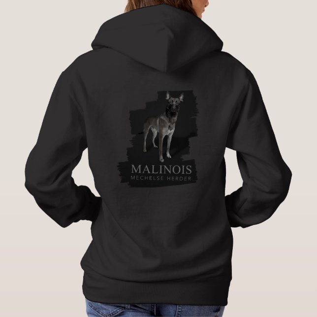 Malinois - belgischer Schäfer - Mechelaar Hoodie (Rückseite)