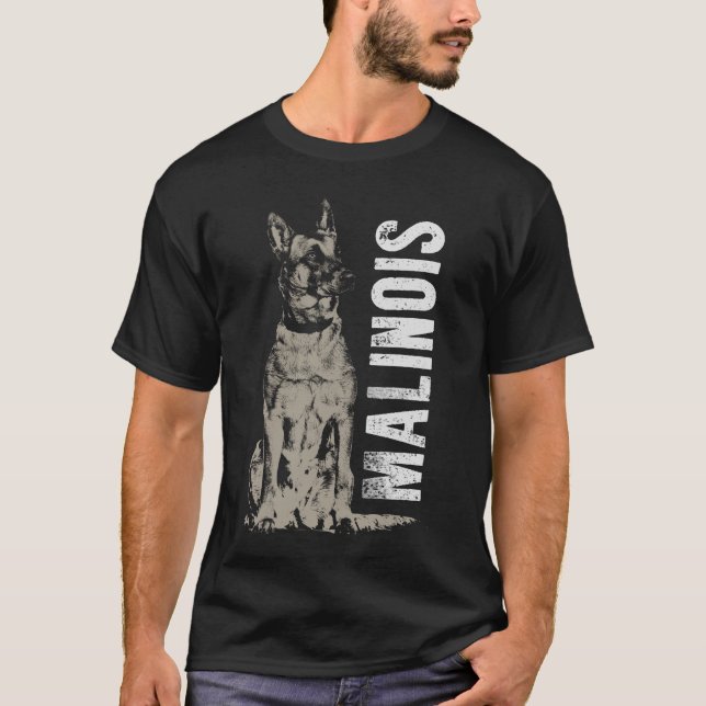 Malinois - belgischer Schäfer - Mechelaar T-Shirt (Vorderseite)