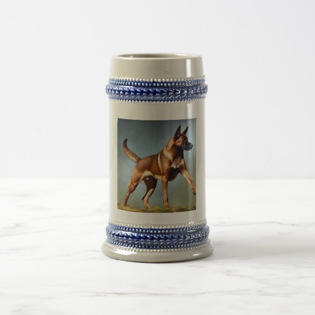 Malinois Belgium Shepherd Dog Bierglas (Mittel)