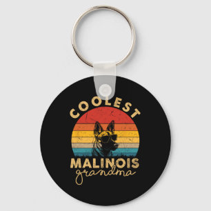 Malinois Coolste Oma-Geschenke für weibliche Hunde Schlüsselanhänger
