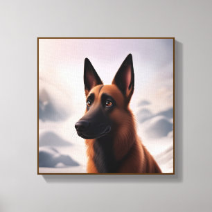 Malinois Dog Leinwanddruck
