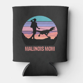 Malinois Mama Velociraptor Maliraptor Retro Pink Dosenkühler