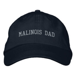 Malinois Vater Dog Vater Athletic Bestickte Baseballkappe