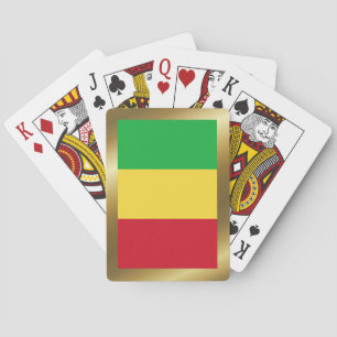 Malische Flagge Spielkarten